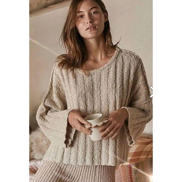 Free People size XS Good Day cropped pullover sweater - Picture 2 of 11